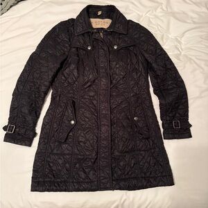Burberry Black Finsbridge Quilted Jacket L